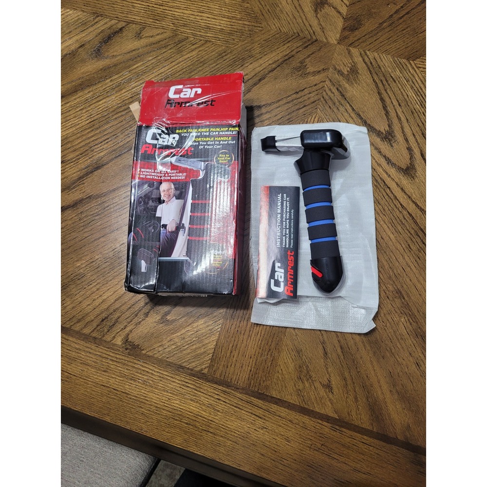Car Armrest‎ Portable Handle Mobility Aid Window Breaker Seatbelt Cutter